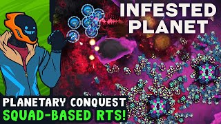 Planetary Conquest SquadBased RTS  Infested Planet [upl. by Basilio383]