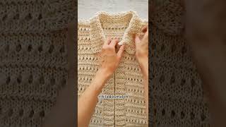 Chaleco en dos agujas con un punto que te va a enamorar Tutorial tricot tejer dosagujas jersey [upl. by Asreht341]