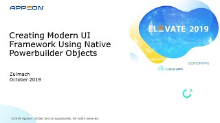 Creating Modern UI Framework with Only Native PowerBuilder Objects [upl. by Nichole]