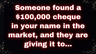 Someone found a 100000 cheque in your name in the market and they are giving it to… [upl. by Torp]