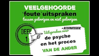 Foute uitspraken over de psyche en het proces van de ander kerkblijvers en kerkverlaters [upl. by Delmore]