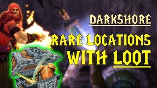 WoW Classic  Rare Mob Locations  UNIQUE LOOT  Darkshore [upl. by Jonna]