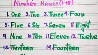 Number spelling 115।Number spelling 115 for kids।Number Names।Number Names 115 for kids। [upl. by Talley111]