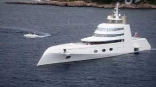 Megayacht quotAquot SIGMA SF99 of Andrei Igorewitsch Melnitschenko in Mallorca 2008 [upl. by Reginauld]