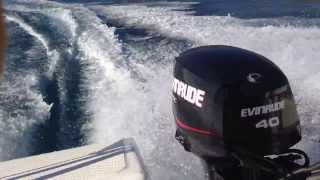 evinrude etec 40 hp [upl. by Odnomyar655]