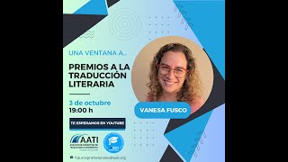 Una ventana a premios a la traducción literaria [upl. by Amehsat]