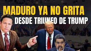 EL REPENTINO CAMBIO DE MADURO DESPUÉS DEL TRIUNFO DE TRUMP ANÁLISIS [upl. by Noiraa]