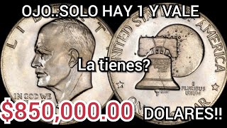 💸IMPRESIONANTE👉 850000 DOLARES💸 SOLO HAY 1 DE ESTAS💰 LA TIENES 1976 EISENHOWER DOLAR NO S [upl. by Alicsirp]