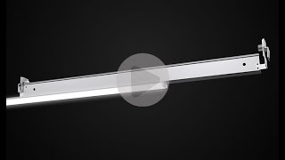 Recessed Linear Lighting Tgrid LED Linear Light by OKT Lighting [upl. by Draneb213]