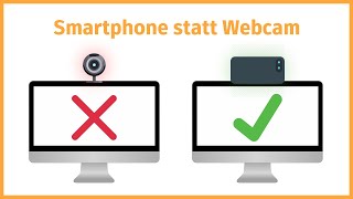 Handy als Webcam  Facecam nutzen  so einfach geht es Tutorial 2021 [upl. by Laehcar]