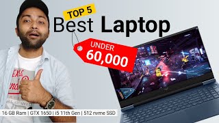 Top 5 Best Laptops Under 60000 in 2022⚡Best Laptop Under 60000 [upl. by Arrekahs149]