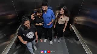 Lift Prank by 🤣🤣 Rj Naved l Lift Prank l Prank video l funny video liftprank shorts reaction [upl. by Egiarc]