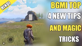 BGMI TOP 4 NEW MAGIC TIPS AND TRICKS  SUNIL GAMER [upl. by Adlare]