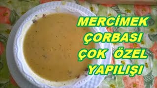 MERCİMEK ÇORBASI LEZZETLİ NASIL YAPILIRMUHTEŞEM [upl. by Dewayne390]