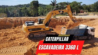 ESCAVADEIRA HIDRÁULICA 336D L CARREGANDO CAMINHÕES NA PRODUÇÃO [upl. by Il]