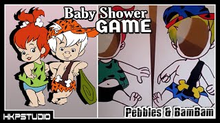 Flinstones  Feed The Baby Baby Shower Game [upl. by Ennovy814]