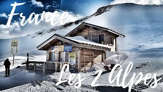 Les 2 Alpes  France ski  4K [upl. by Ecyle]