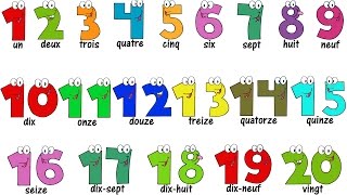 French Lesson  NUMBERS 120  Compter jusquà 20  Learn French [upl. by Lyudmila813]