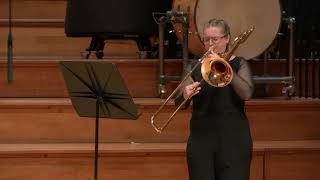 Sam Taber Trombone  Bruckner Aequales [upl. by Shuman837]