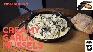 Creamy Garlic Mussels  How To  Seafood [upl. by Krisha]