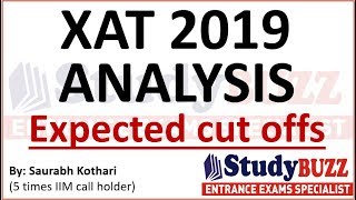 XAT 2019 analysis  Expected cutoff  Individual college cutoff through XAT [upl. by Stacee]