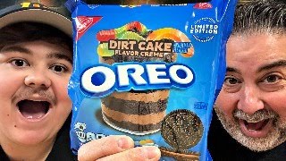 Limited Edition Oreo Dirt Cake Flavor Creme Review [upl. by Anahgem514]