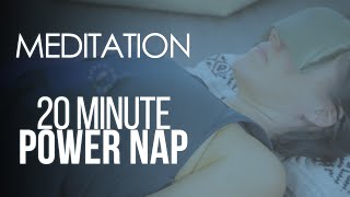 Power Nap Guided Meditation to Rest amp Reset  20 Minute Midday Body Scan amp Delta Wave Binaural Beats [upl. by Trudnak756]