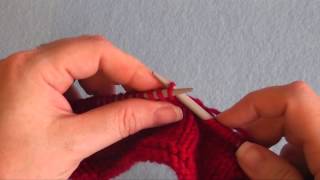 How To Knit 1 Through Back Loop k1tbl [upl. by Aras18]