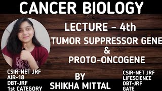 TUMOR SUPPRESSOR GENE AND PROTOONCOGENE  CANCER BIOLOGY CSIRNET JRF LIFESCIENCE [upl. by Akiraa521]