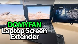 Unboxing the DOMYFAN 14” Laptop Screen Extender [upl. by Adiari]