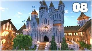 Minecraft How to Build a Medieval Castle  Huge Medieval Castle Tutorial  Part 8 [upl. by Buchbinder]