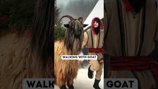 Did You Know Walking the Goat is Romanian Tradition Romania culture traditions [upl. by Lanny]