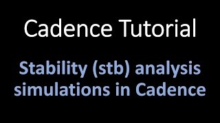 Stability stb analysis in Cadence [upl. by Emmerich224]