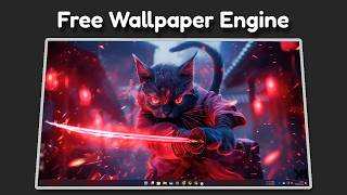 New Free and Open source Live Wallpaper Engine for Windows PC [upl. by Senoj]