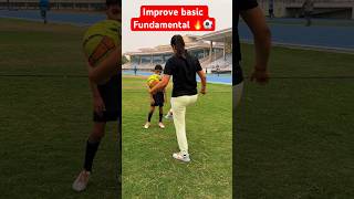 Improve Football Basics 🔥⚽️🔥✨foryou football shorts shortsfeed viral trending [upl. by Llehcam852]