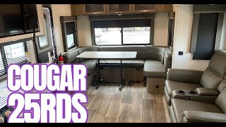 2023 Cougar 25RDS  Rear Dining Couples Coach [upl. by Eisele]