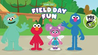 Sesame Street ⭐Field Day Fun Play with 4 Players⭐  PBS Kids Games [upl. by Rosenthal]