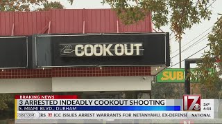 3 arrested in deadly Cook Out shooting in Durham [upl. by Ittap261]