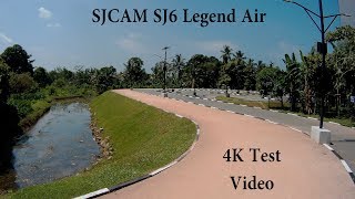 SJCAM SJ6 Legend Air 4K Test Video [upl. by Ahsitaf398]