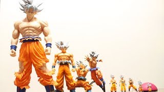 DRAGON BALL STOP MOTION REVIEW SON GOKU GOKOU ULTRA INSTINCT GIGANTIC SERIES [upl. by Notlew163]