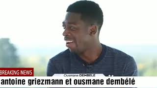 Griezmann et Dembélé linterview la plus drôle du foot français [upl. by Adnahsam]