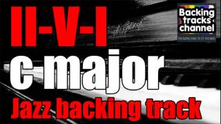 Jazz Backing Track  IIVI  C major [upl. by Okier]