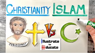 Whats the difference between Christianity and IslamChristianity VS Islam World Religions Explained [upl. by Steve]