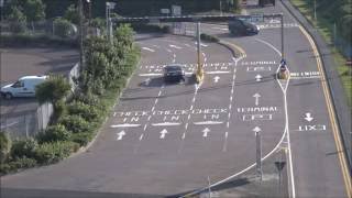 Rosslare Harbour roundabout revisited crazy junction [upl. by Ellenahs]