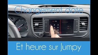 Comment changer la date et lheure sur un Citroën Jumpy [upl. by Gabriella45]