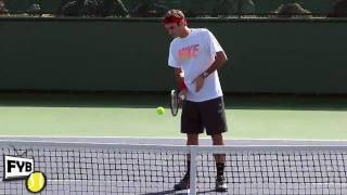 Roger Federer Volleys in HD  Indian Wells Pt 03 [upl. by Romonda]