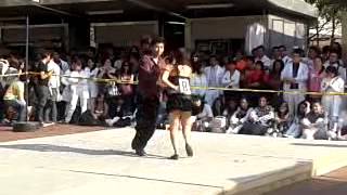 Coreografía salsa quotCachondeaquot FACMED [upl. by Yrtnej]