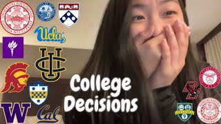 COLLEGE DECISION REACTION 2024  applied to almost 30 schools… [upl. by Ashelman149]