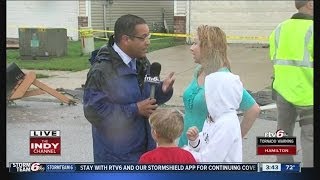 VIDEO Residents react after tornado tears through Plainfield [upl. by Glynas856]