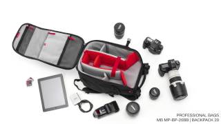 【Manfrotto】Professional Backpack 20 MB MP BP 20BB Professional Manfrotto [upl. by Ashlin472]